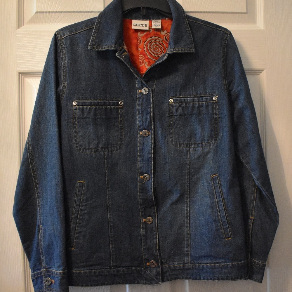 Chico's Denim Jacket - Size 0